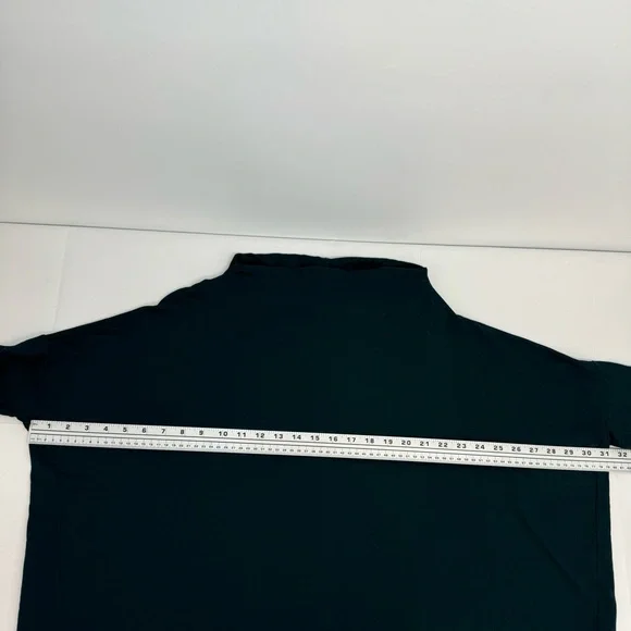 Bryn Walker Dimitri French Terry Knit Draped Neck Dolman Sleeve Oversized Tunic - Picture 5 of 12